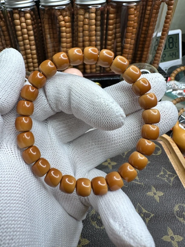 清水核核尖高桩老型单圈手串