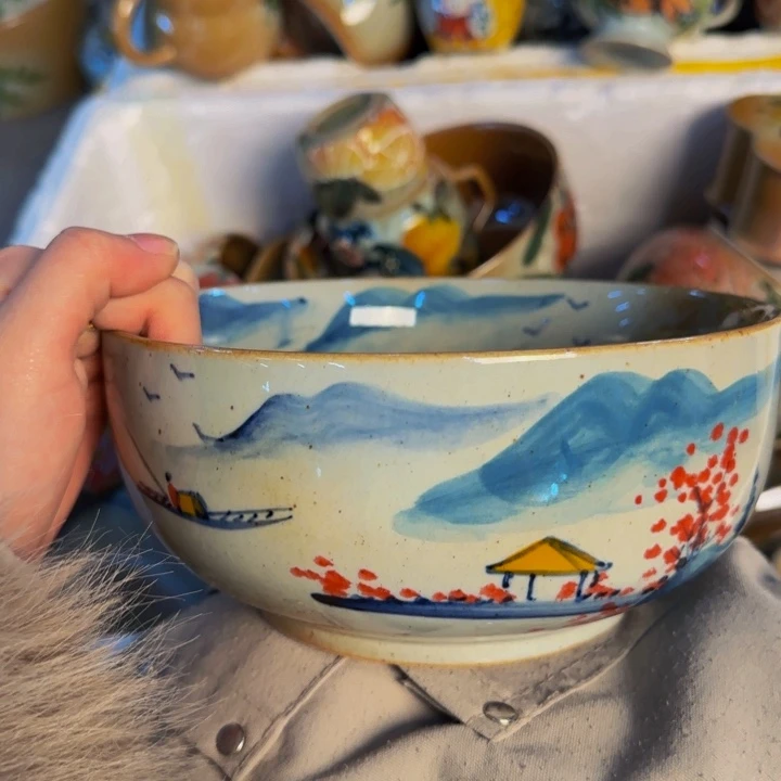 瓷片景德镇陶瓷手工手绘