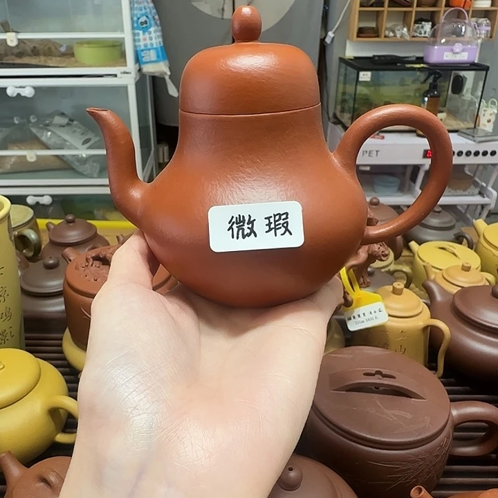 紫砂茶壶国工蒋洁全手工朱泥大红袍思婷230