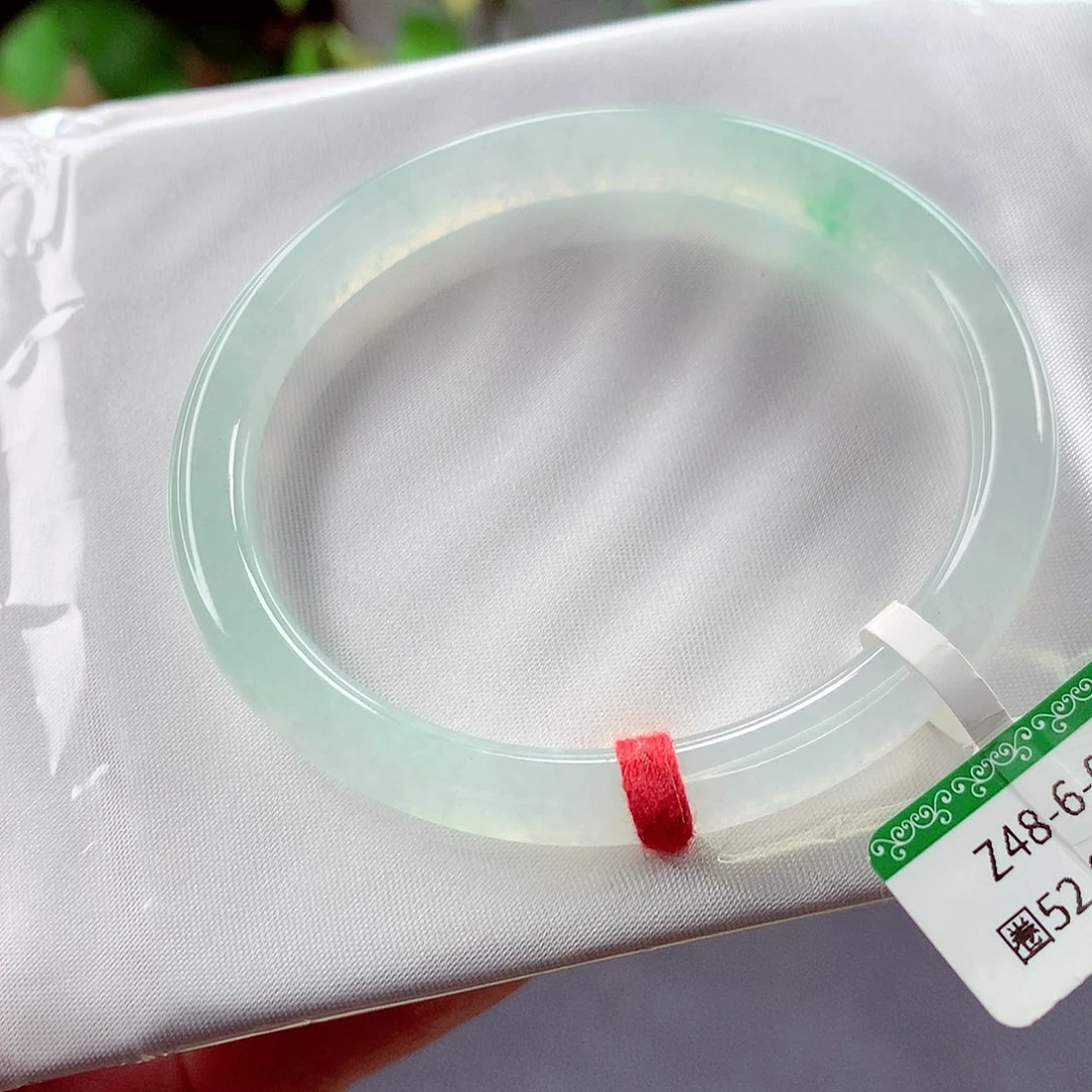 翡翠未镶嵌手镯缅甸天然A货翡翠手镯