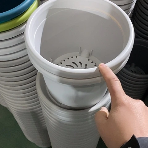 树脂四季3号6个带托灰白