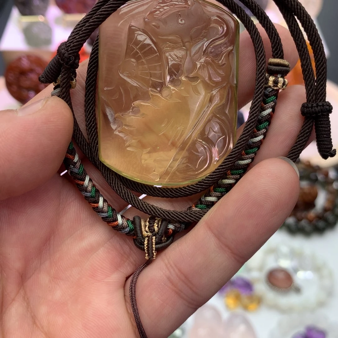 水晶颈饰未镶嵌吊坠