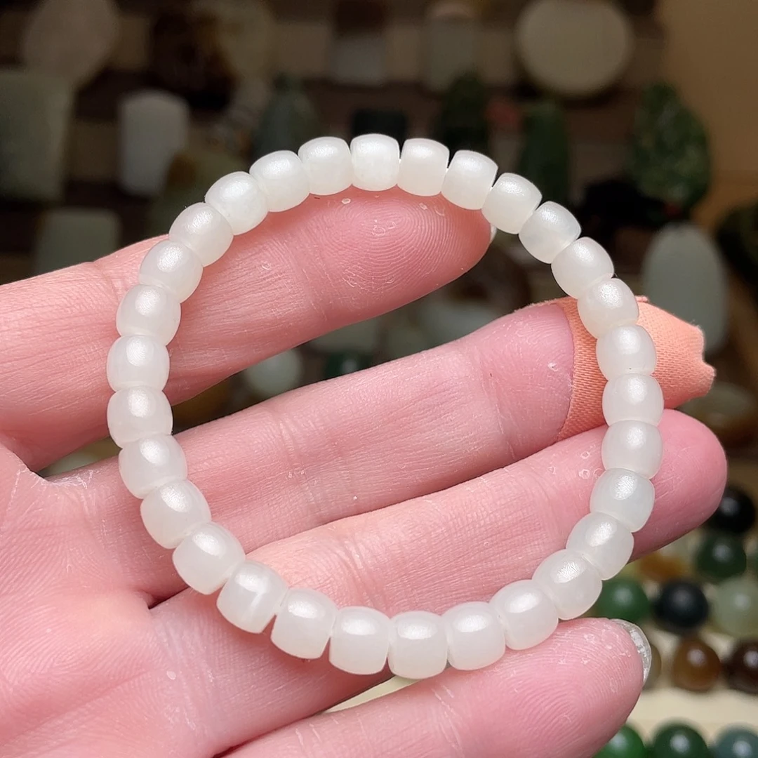 和田玉未镶嵌手串