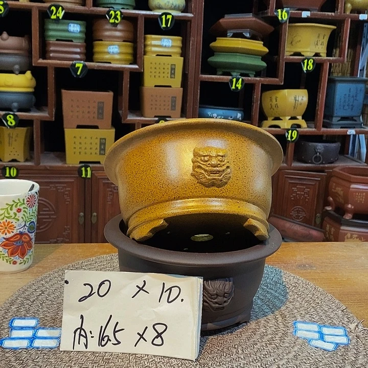 紫砂花盆紫砂花盆