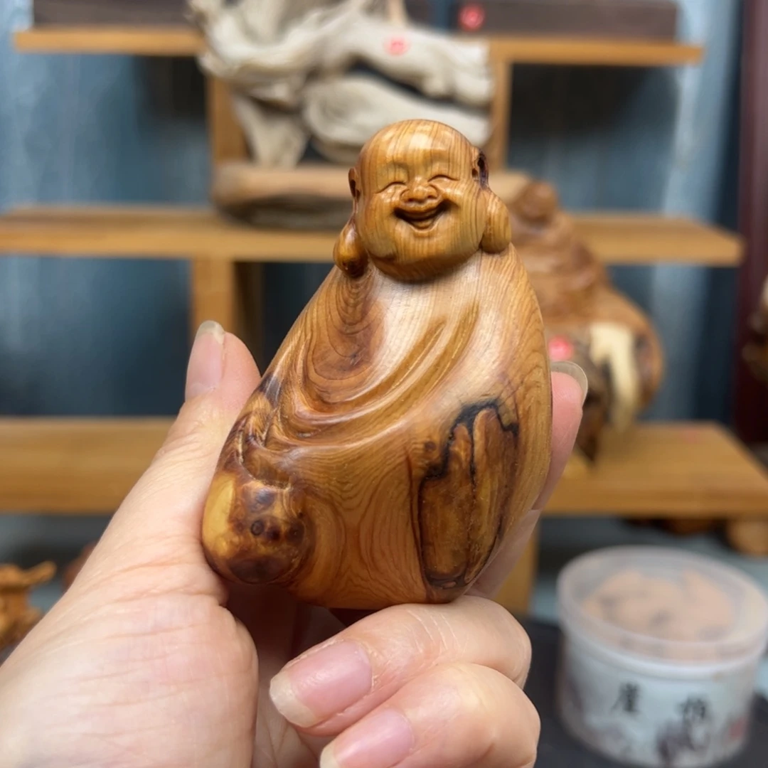 木用****9崖柏木摆件手把件