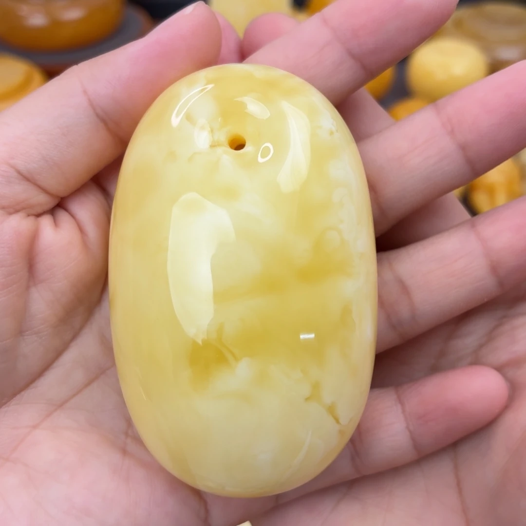 未镶嵌琥珀裸石大蛋面
