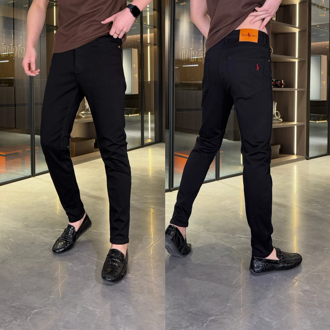 2025春季男士新款保色修身小脚水洗弹力牛仔裤潮流牛仔裤9828