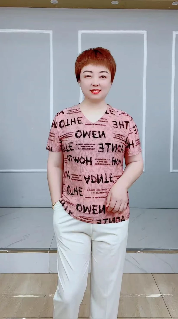 女士时尚凉爽短袖