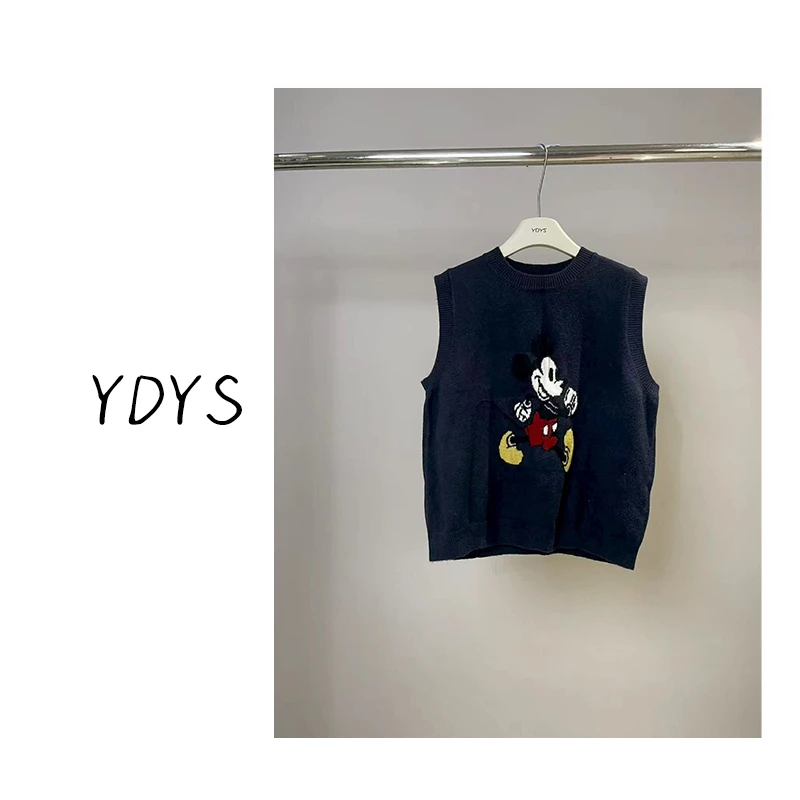 【YDYS】25K00771 2025新款时尚气质小众无袖毛衣