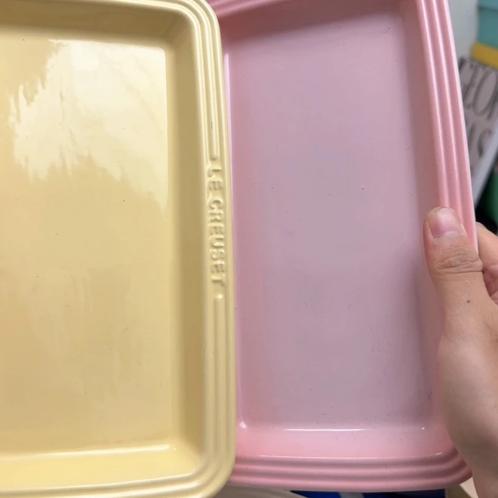 瓷片微瑕2个长鱼盘