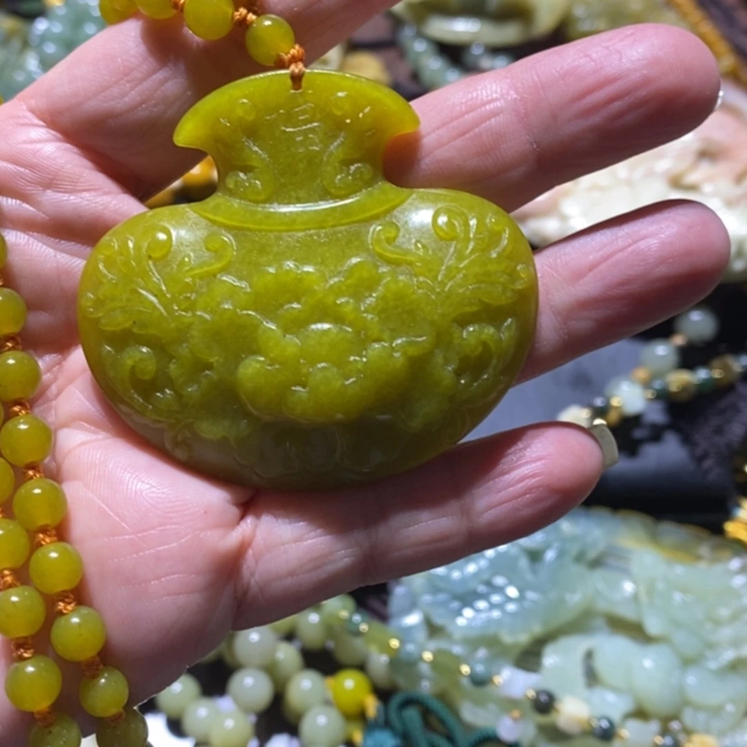 【闪购商品】岫玉毛衣链未镶嵌