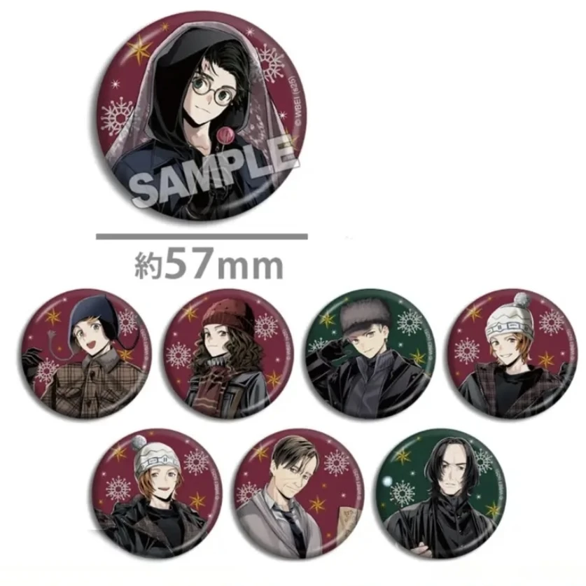 【哈利波特】 冬日雪景圣诞吧唧/明信片 盲盒代拆