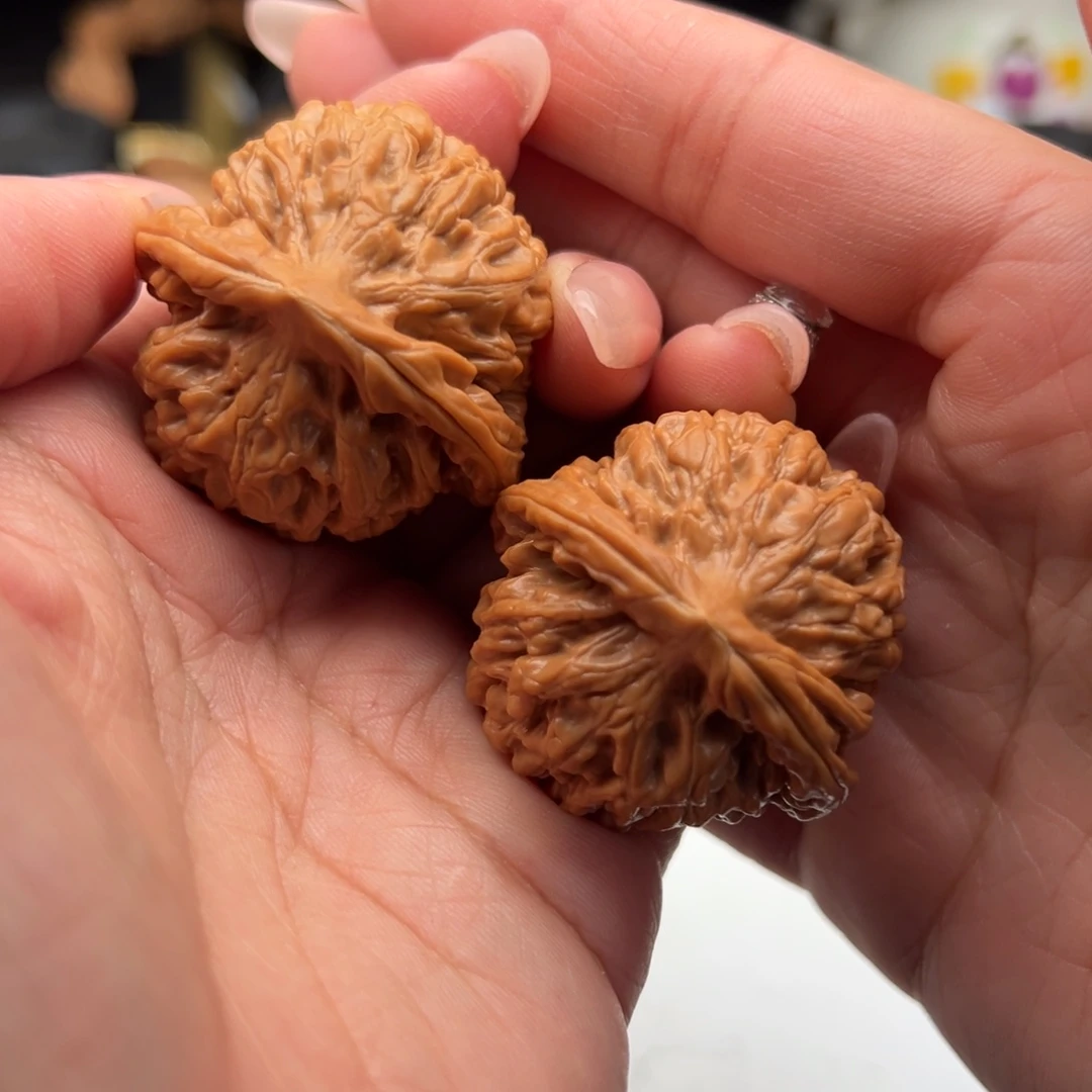 文玩核桃把件莲花38