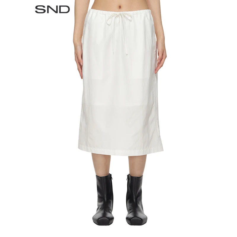 【YEARLY PLAN 设计师品牌】SND SS25 简约低腰直筒半裙