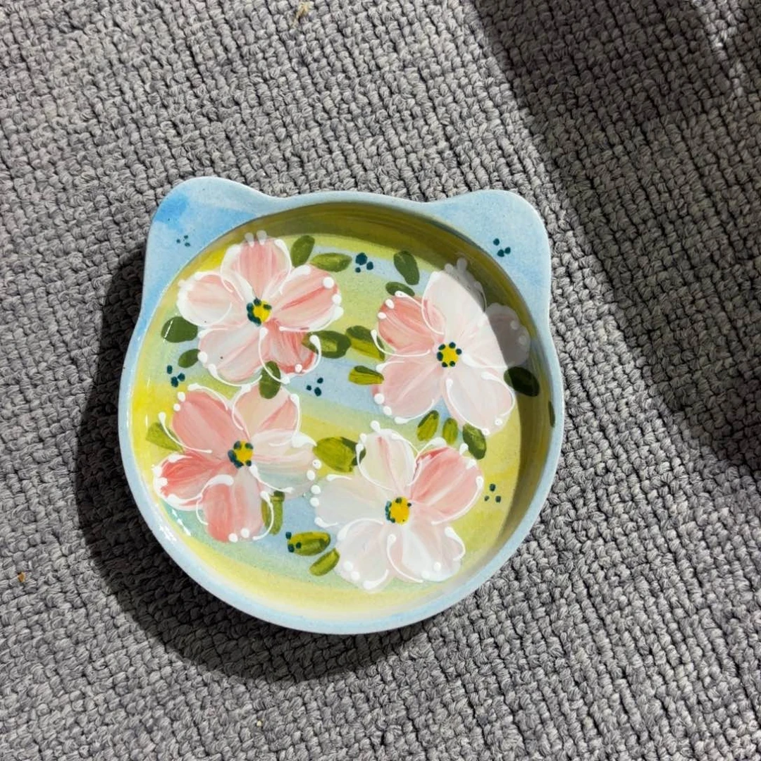 景德镇手绘高温釉下彩陶瓷茶具
