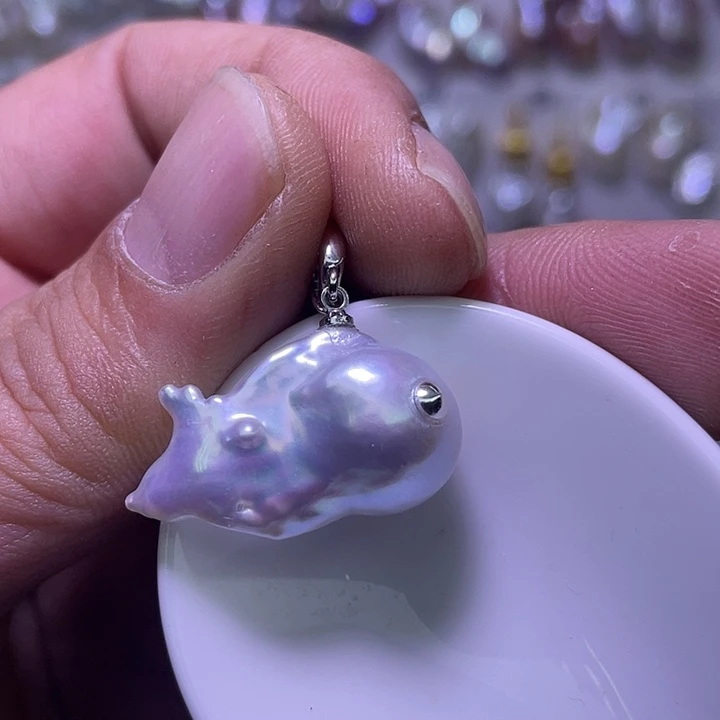 未镶嵌淡水珍珠颈饰05