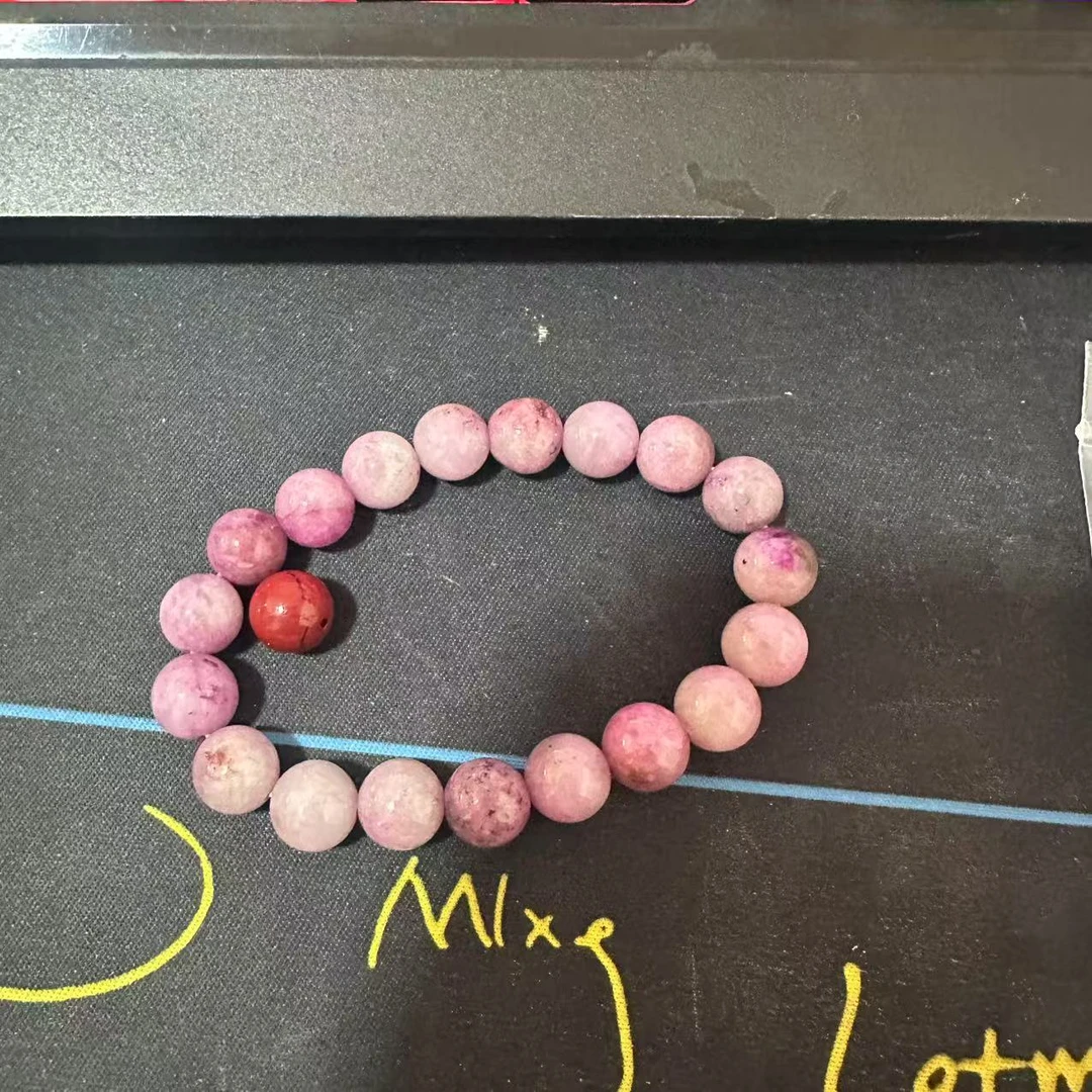 含辰砂工艺品【繁花珠宝甄选】泥地料手串HX90023