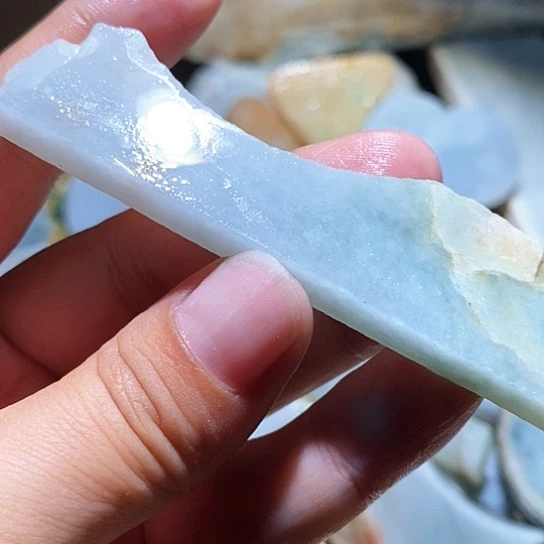 散珠翡翠边角料27