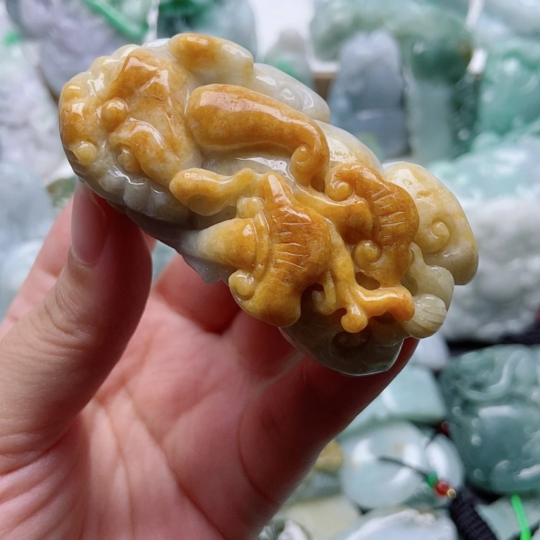 翡翠未镶嵌吊坠(不含链)1