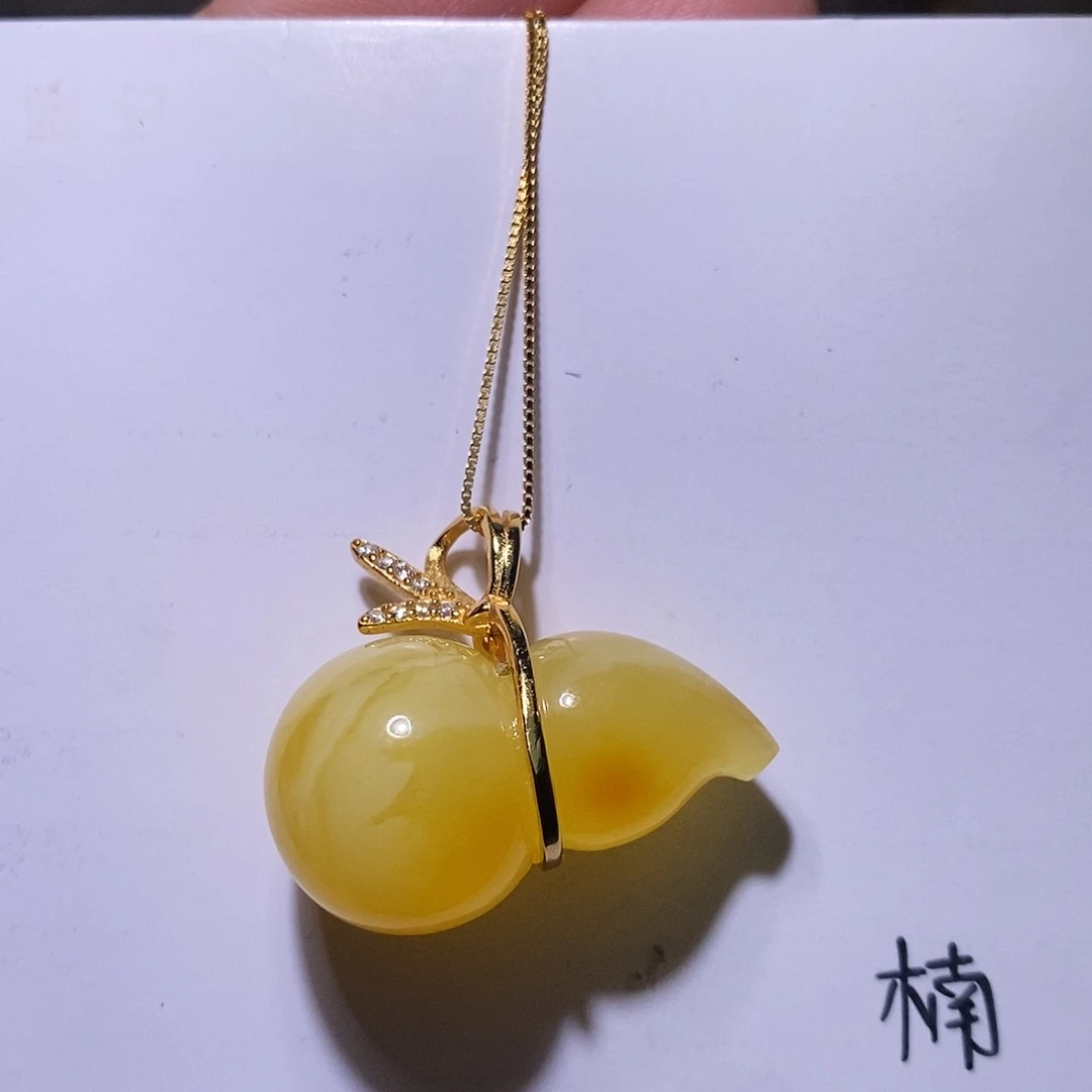 琥珀银S925镶嵌珠宝奇石