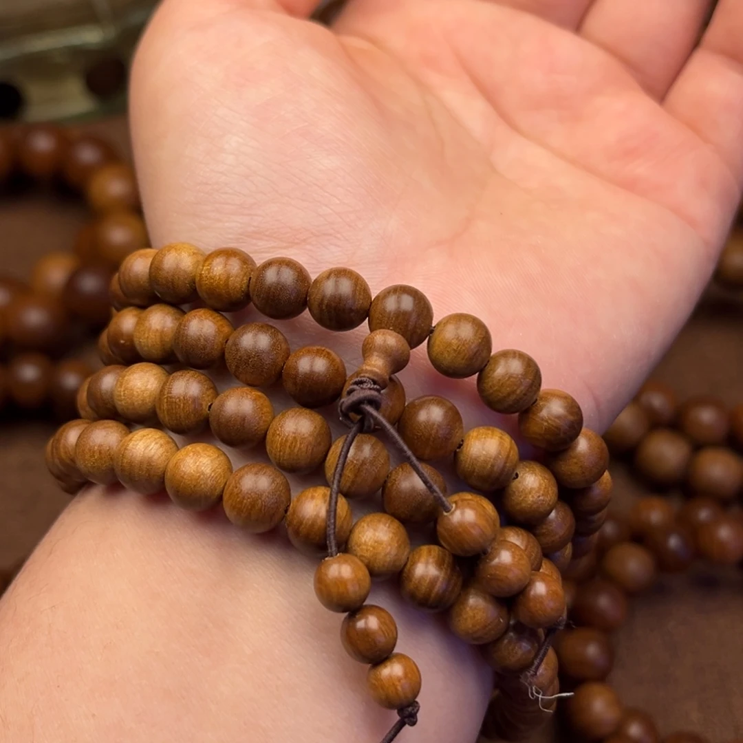 檀香木老山檀8*108长串