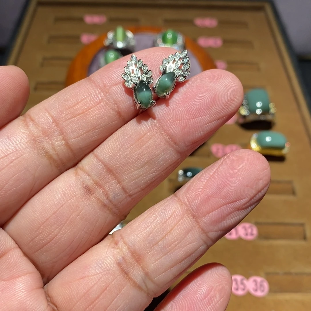 一***海和田玉未镶嵌戒指