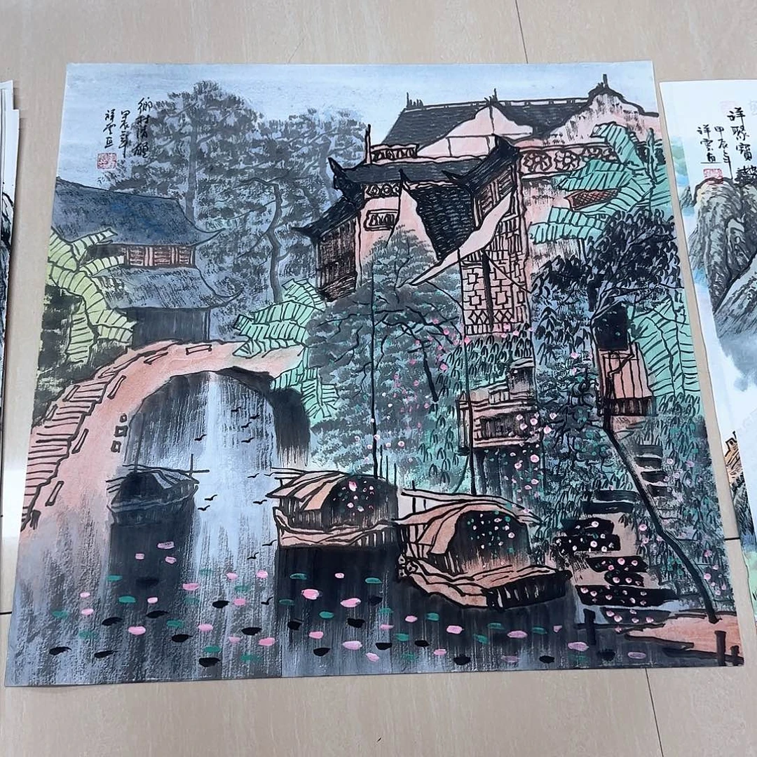 国画国画作品集一个