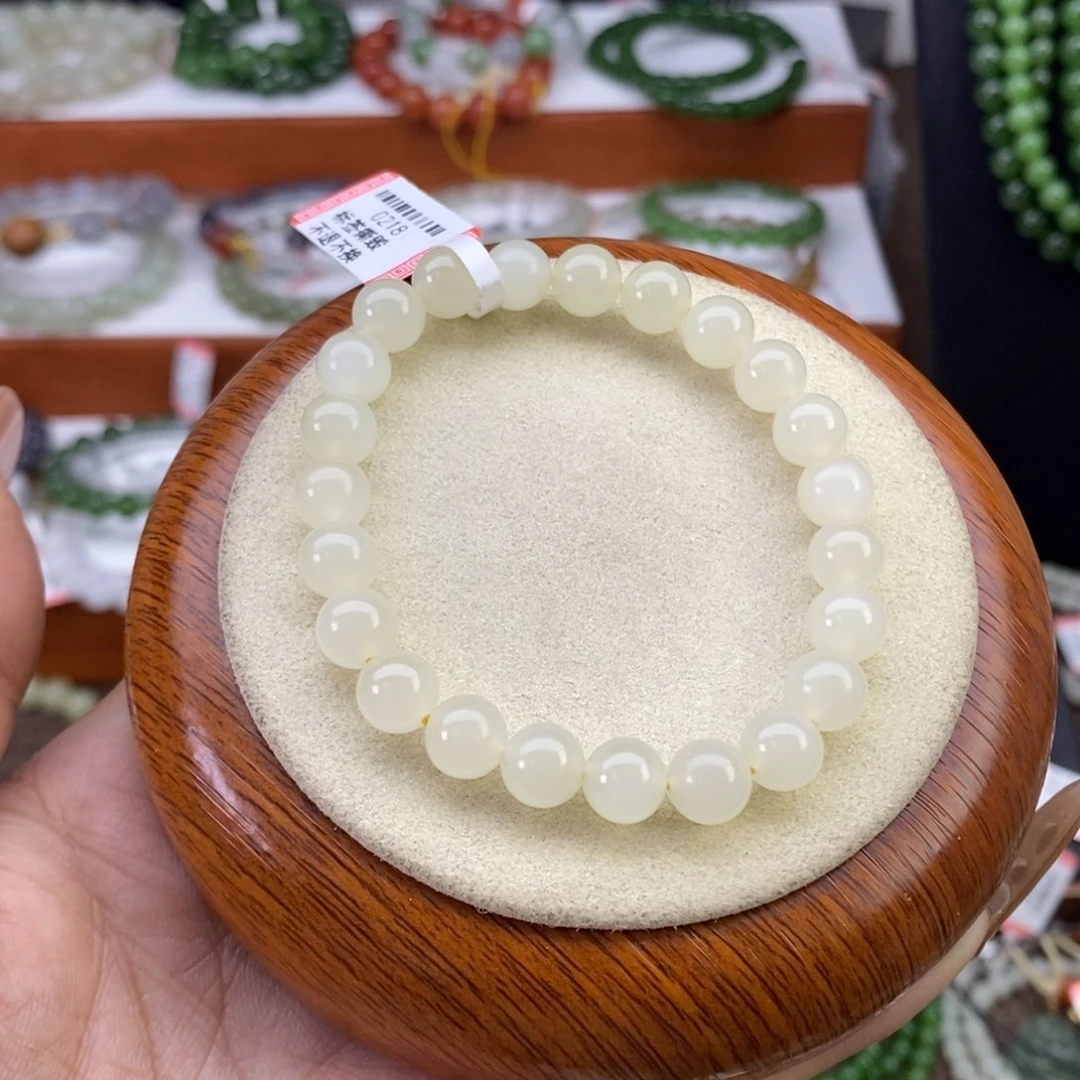 和田玉高冰蜂蜜水未镶嵌