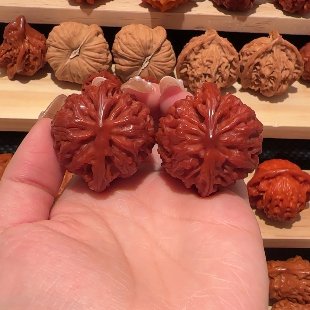 吊坠文玩核桃玉化苹果园40精品1976