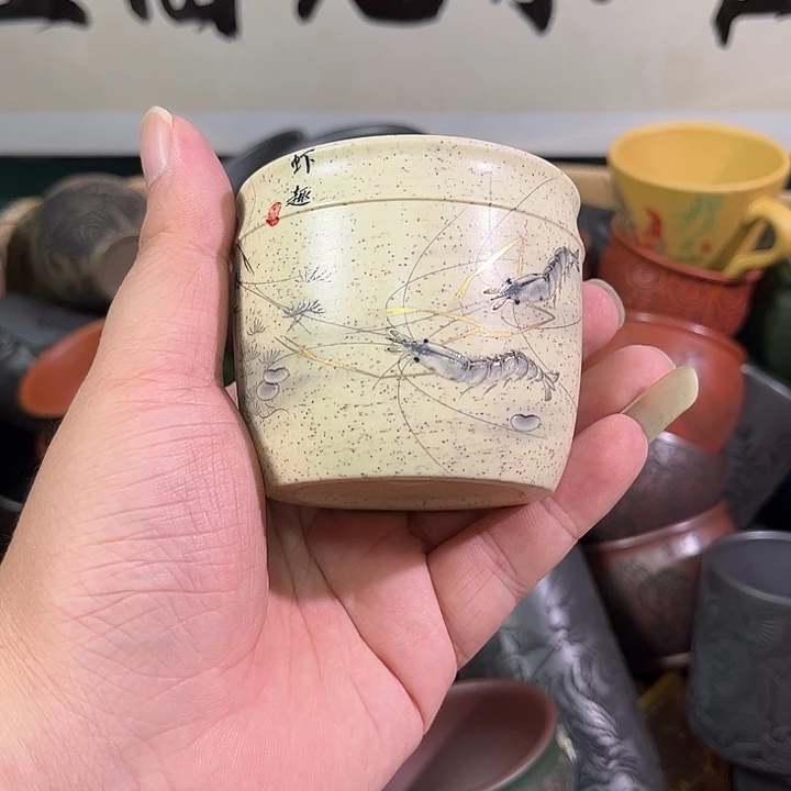 茶杯紫砂全手工紫砂主人杯