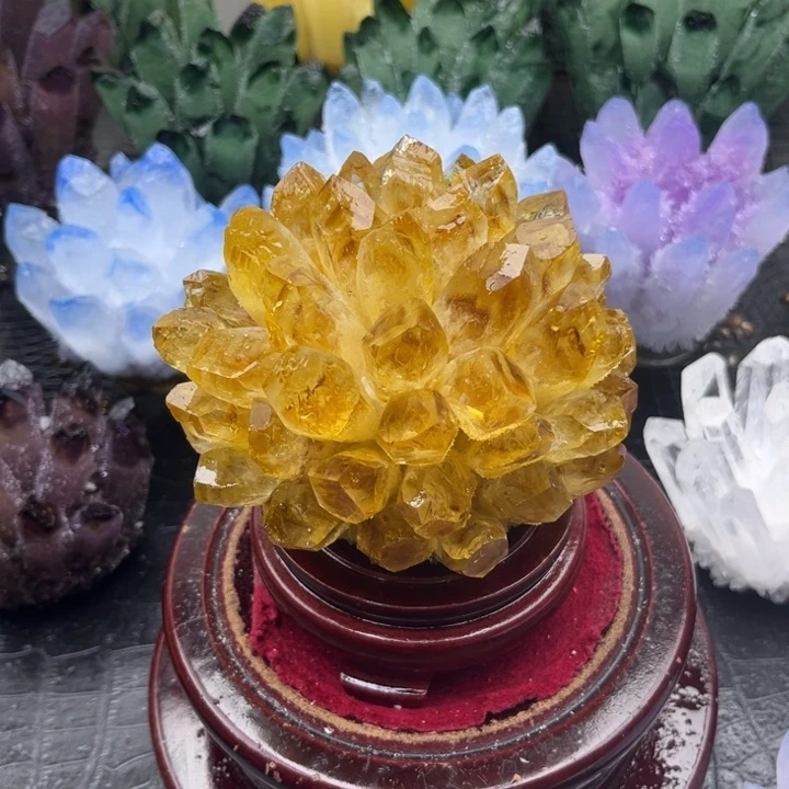 琉璃手工艺品T****a晶簇