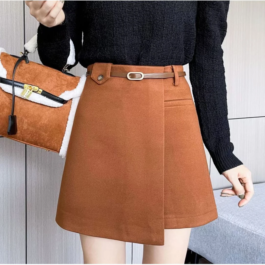 【飞姐】时尚洋气百搭显瘦A字版半身裙b15款