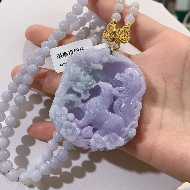 翡翠未镶嵌颈饰翡翠吊坠
