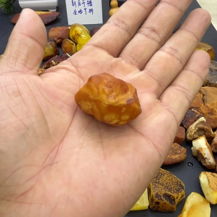未镶嵌定制琥珀开*蜜蜡定制