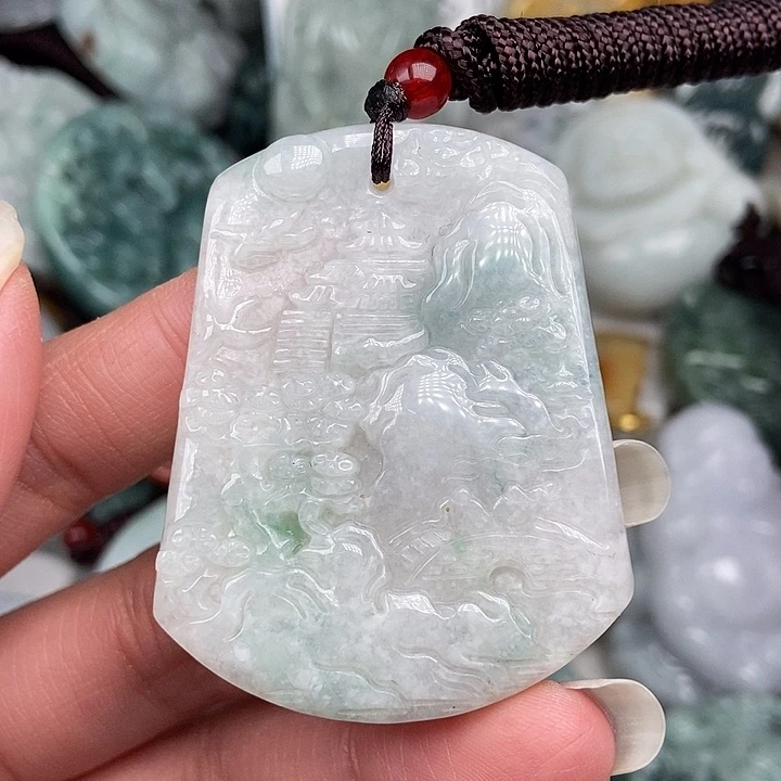 颈饰未镶嵌翡翠翡翠