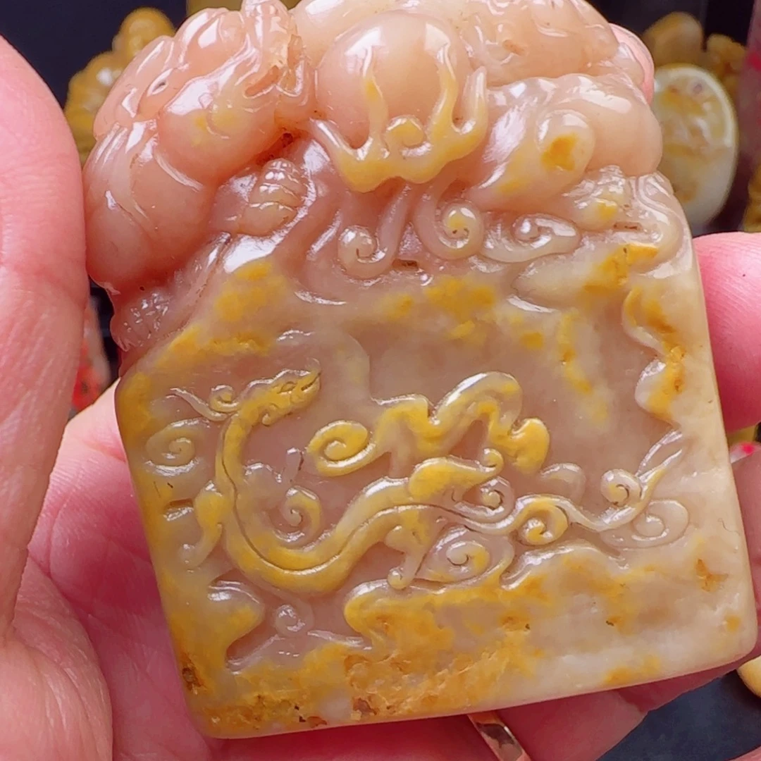 昌化石田黄石印章