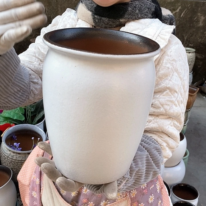 紫砂花盆正品口20高28