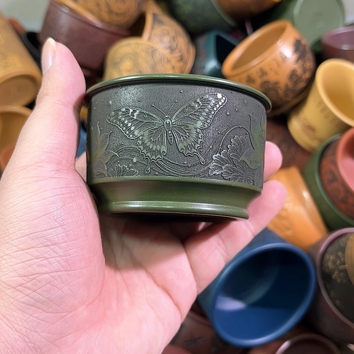 茶杯紫砂全手工紫砂主人杯