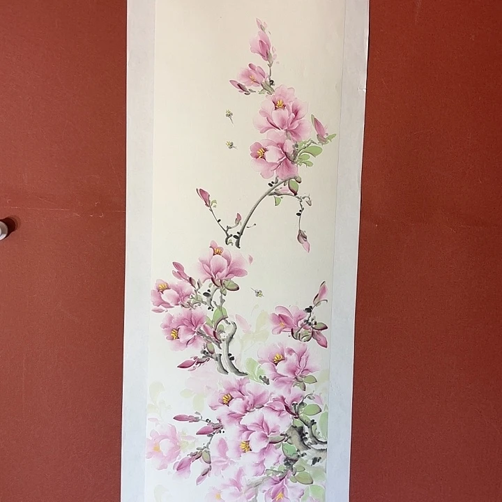 国画听兰老师花鸟