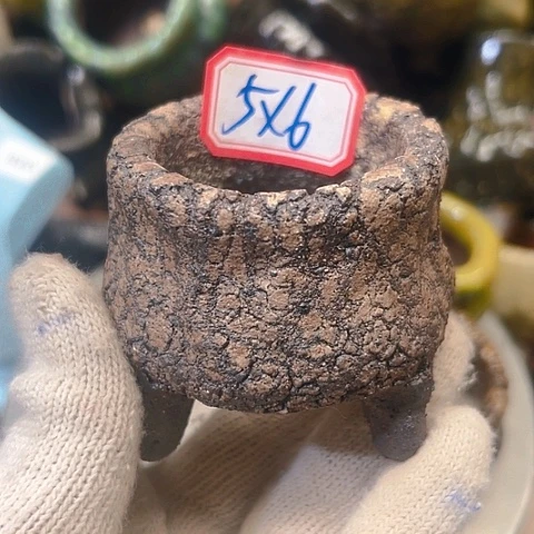 粗陶花盆手工花盆制作