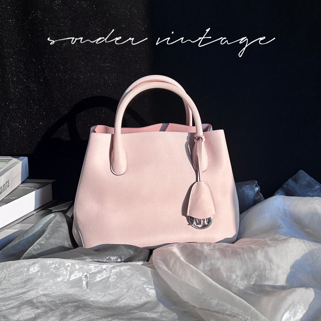 95新 DIOR/迪奥 DIOR/迪奥裸粉色手提包