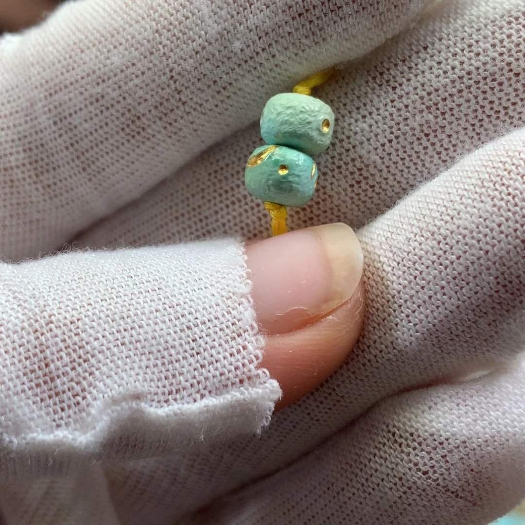 绿松石未镶嵌挂件