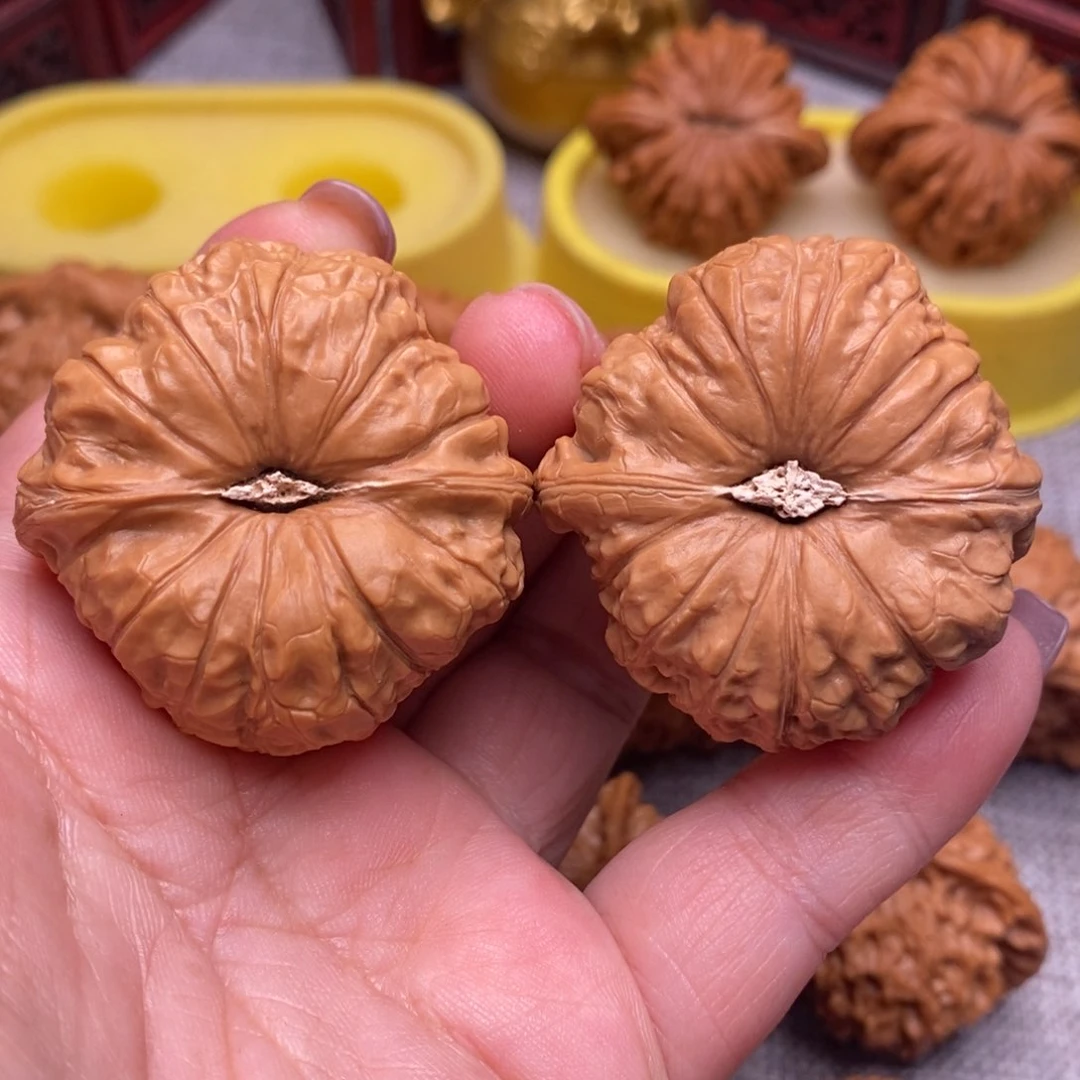 文玩核桃把件精品南瓜墩43尺