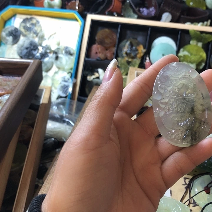 岫玉未镶嵌岫玉挂件