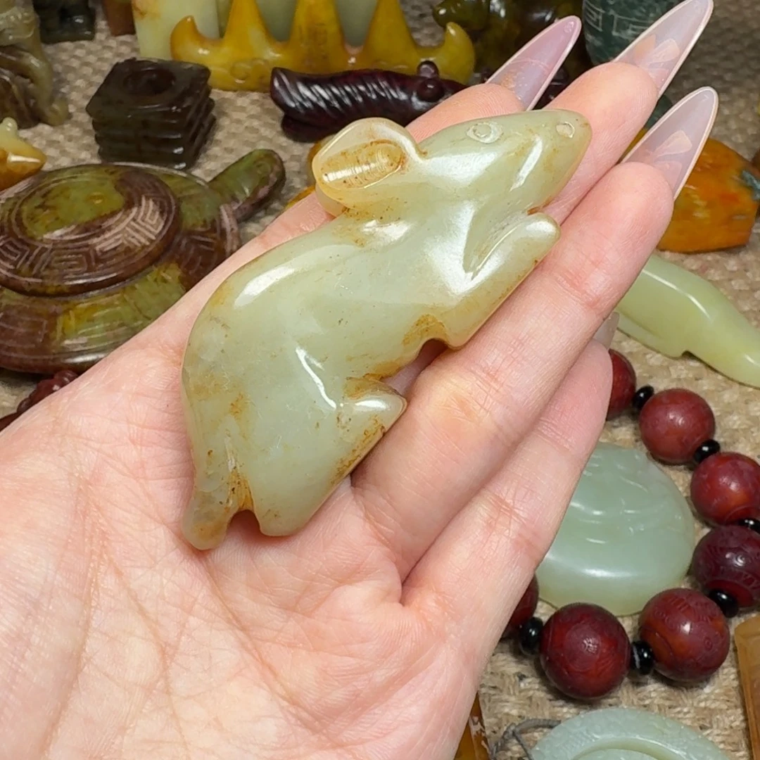 白玉菩提吊坠挂件