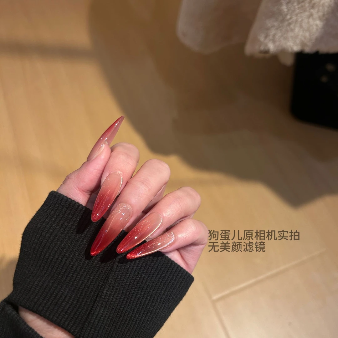 VIVID MRS【红颜】纯手工穿戴甲猫眼 渐变