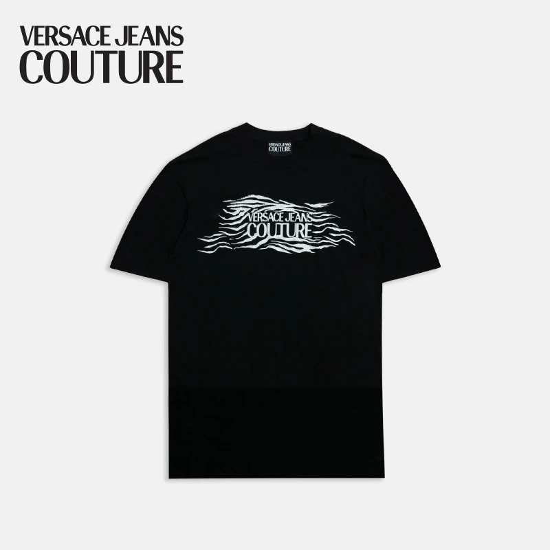 【季末优惠】VERSACE JEANS COUTURE 男士Logo T恤