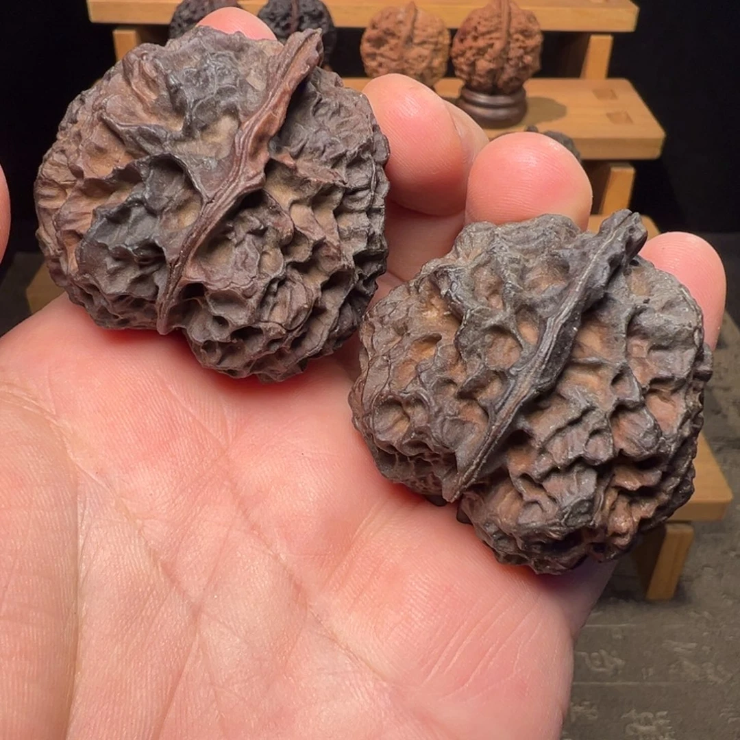 吊坠文玩核桃三星堆42mm