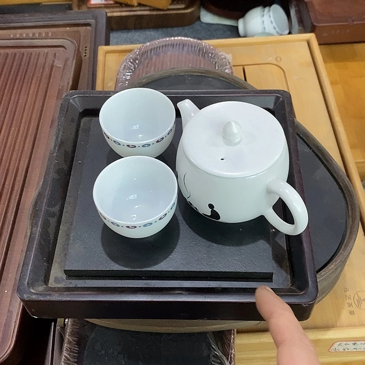 琉璃手工艺品20*20不含水壶茶盘茶盘茶盘茶盘