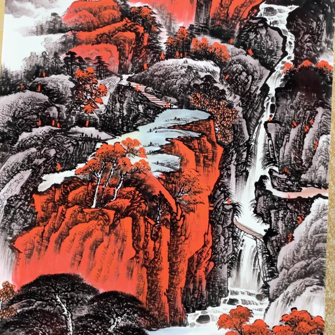 国画老师手笔手绘作品w
